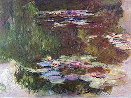 Lily Pond, 1881 von Claude Monet | Gemälde-Reproduktion