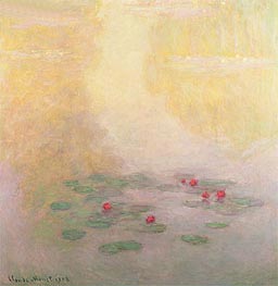 Nympheas (Water Lilies), 1908 von Claude Monet | Gemälde-Reproduktion