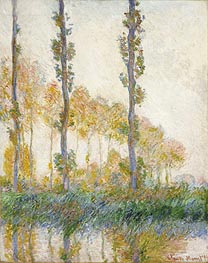 The Three Trees, Autumn | Claude Monet | Painting Reproduction