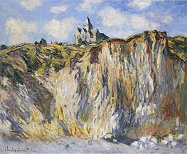 Church at Varengeville, Morning, 1882 von Claude Monet | Gemälde-Reproduktion