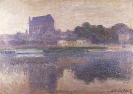 Vernon Church in Fog, 1893 by Claude Monet | Painting Reproduction