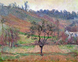 The Valley of Falaise, Calvados, France, 1883 by Claude Monet | Painting Reproduction