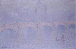 Waterloo Bridge, Hazy Sunshine | Claude Monet | Gemälde Reproduktion