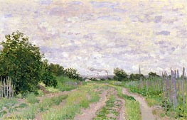 Path through the Vines, Argenteuil, 1872 von Claude Monet | Gemälde-Reproduktion