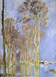 Flood, n.d. by Claude Monet | Painting Reproduction