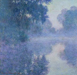 Branch of the Seine near Giverny | Claude Monet | Gemälde Reproduktion