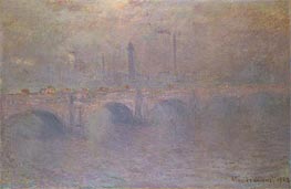 The Thames at London, Waterloo Bridge | Claude Monet | Gemälde Reproduktion