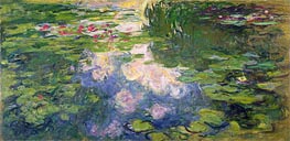 Nympheas, c.1919/22 von Claude Monet | Gemälde-Reproduktion