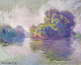 Islands at Port-Villez, 1897 von Claude Monet | Gemälde-Reproduktion