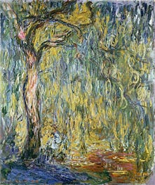 The Large Willow at Giverny, 1918 von Claude Monet | Gemälde-Reproduktion