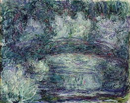 The Japanese Bridge, c.1918/19 von Claude Monet | Gemälde-Reproduktion