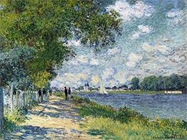 The Seine at Argenteuil | Claude Monet | Gemälde Reproduktion