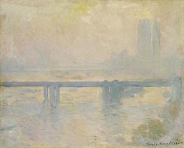 Charing Cross Bridge | Claude Monet | Gemälde Reproduktion