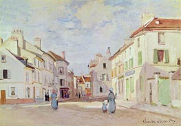 Rue de la Chaussee at Argenteuil | Claude Monet | Gemälde Reproduktion