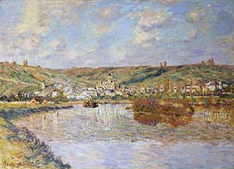 Late Afternoon, Vetheuil, 1880 by Claude Monet | Painting Reproduction