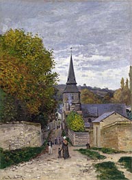 Street in Sainte-Adresse, c.1868/70 by Claude Monet | Painting Reproduction