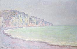 Cliffs at Pourville, 1896 by Claude Monet | Painting Reproduction