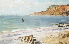 Seascape at Sainte-Adresse, n.d. by Claude Monet | Painting Reproduction
