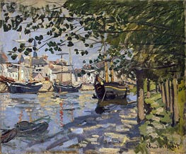 Seine at Rouen | Claude Monet | Gemälde Reproduktion