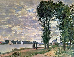 The Banks of the Seine at Argenteuil | Claude Monet | Painting Reproduction