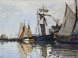 The Port of Honfleur | Claude Monet | Painting Reproduction