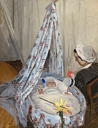 The Cradle - Camille with the Artist's Son Jean | Claude Monet | Painting Reproduction
