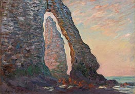Rock Needle Seen through the Porte d'Aval, Etretat | Claude Monet | Gemälde Reproduktion