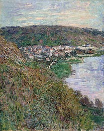 View of Vetheuil | Claude Monet | Gemälde Reproduktion