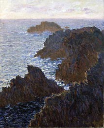 Rocks at Belle-Isle, Port-Domois | Monet | Painting Reproduction