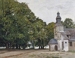 La Chapelle De Notre-Dame-De-Grace, Honfleur | Claude Monet | Gemälde Reproduktion