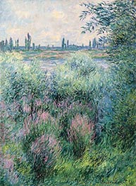 Ufer der Seine | Claude Monet | Gemälde Reproduktion