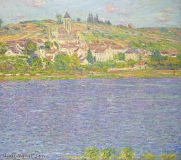 Vetheuil, Effect of Sun | Claude Monet | Painting Reproduction