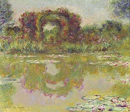 The Rose Arches at Giverny | Claude Monet | Gemälde Reproduktion