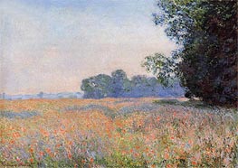 Field of Oats with Poppies | Claude Monet | Gemälde Reproduktion