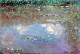 Der Seerosenteich (Wolken), 1903 von Monet | Gemälde-Reproduktion