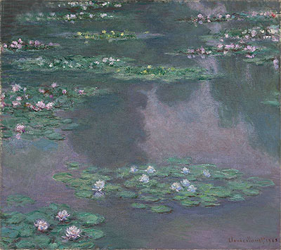Water Lilies I, 1905 by Claude Monet | Painting Reproduction