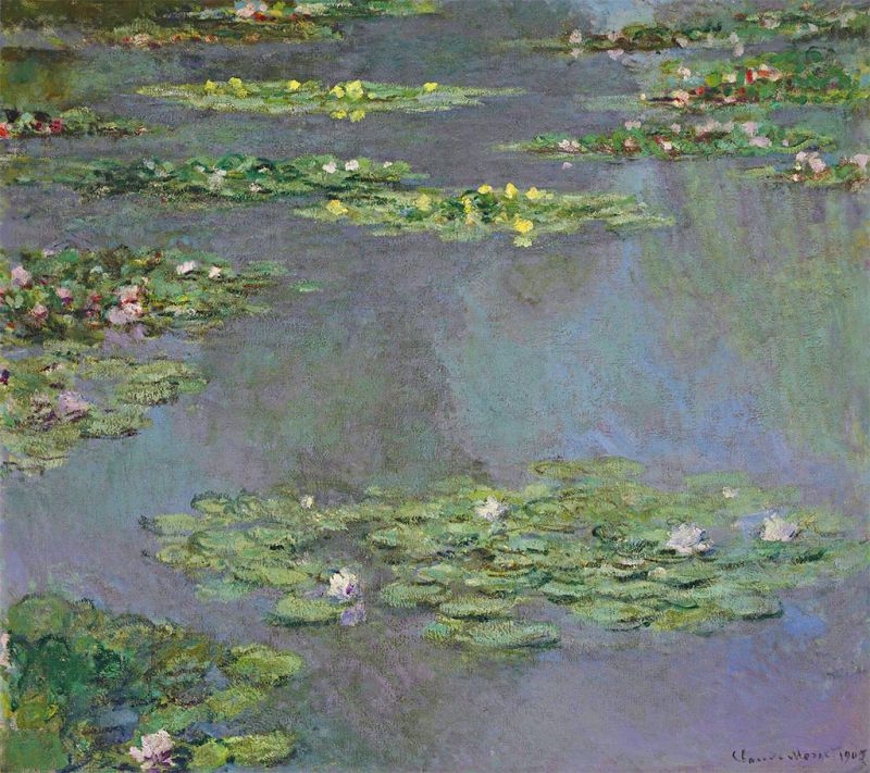 Water Lilies, 1905 by Claude Monet | Painting Reproduction