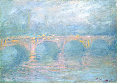 Waterloo Bridge, London, at Sunset | Claude Monet | Painting Reproduction