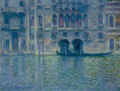Palazzo da Mula, Venice, 1908 | Claude Monet | Painting Reproduction