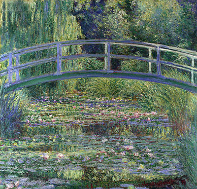 Water Lily Pond, (Symphony in Green), 1899 | Claude Monet | Painting Reproduction