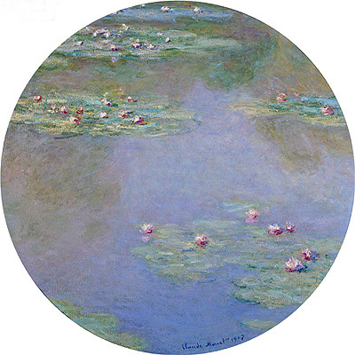 Water Lilies, 1907 by Claude Monet | Painting Reproduction