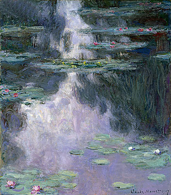 Wasserlilien, 1907 | Claude Monet | Gemälde Reproduktion