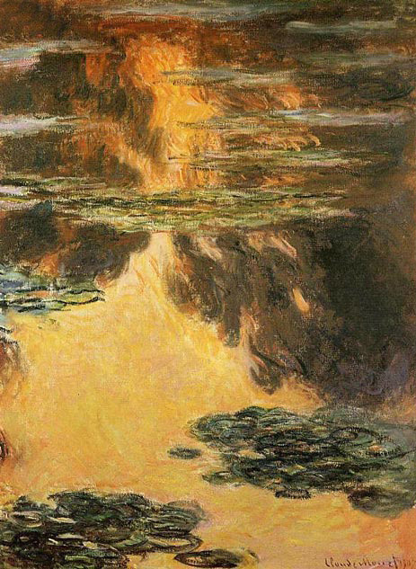 Water Lilies, 1907 | Monet | Gemälde Reproduktion