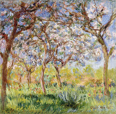 Spring at Giverny, 1900 | Claude Monet | Painting Reproduction