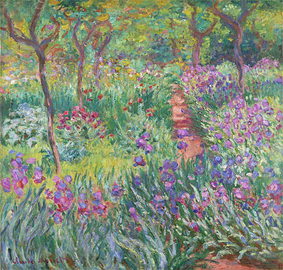 The Artist's Garden at Giverny, 1900 | Claude Monet | Painting Reproduction