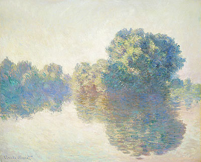 The Seine at Giverny | Claude Monet | Painting Reproduction