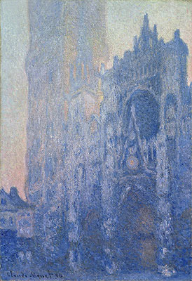 Rouen Cathedral Facade and Tour d'Albane (Morning Effect), 1894 | Monet | Painting Reproduction