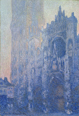 Rouen Cathedral Facade and Tour d'Albane (Morning Effect) | Claude Monet | Painting Reproduction