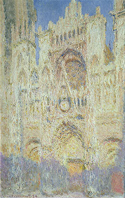 Rouen Cathedral at Sunset, 1894 | Claude Monet | Painting Reproduction