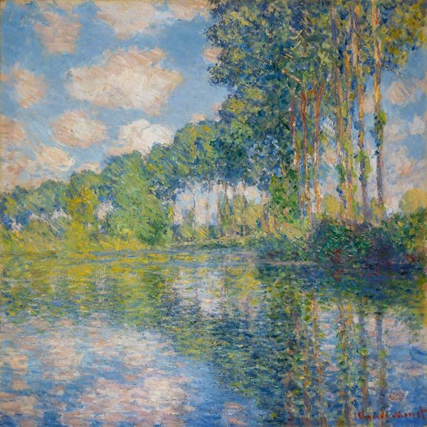 Pappeln auf der Epte, 1891 | Claude Monet | Gemälde Reproduktion